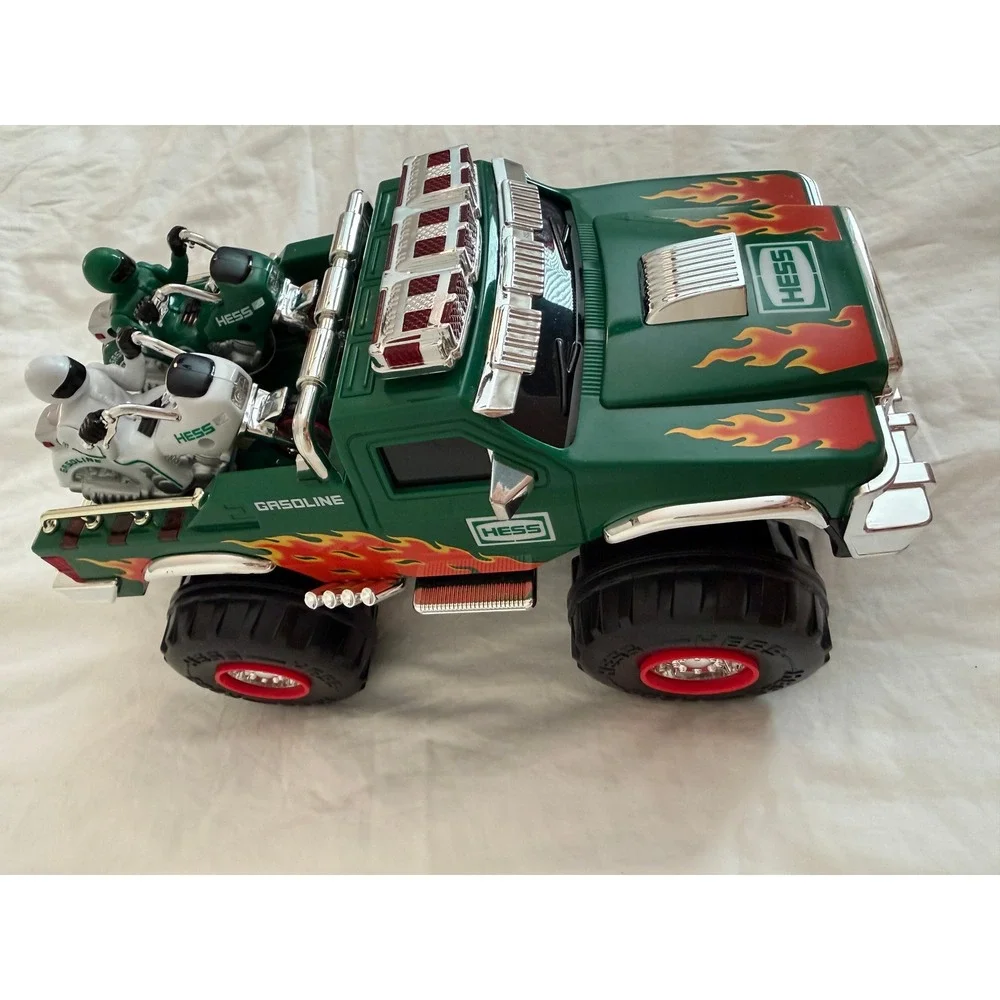 2012 Hess Toy Truck and Motorcycles Monster Truck with Lights and Sounds